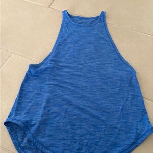 Lululemon High-Neck Tank Top - Heathered Blue - See picture for measurement